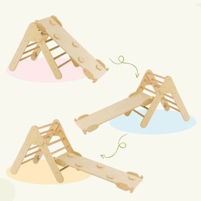 Set de 3 piese pentru cățărare din lemn