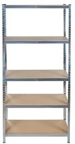 ShopJK RAFT METALIC ZINCAT FĂRĂ ȘRUBURI 220x100x45 CM , CAPACITATE DE ÎNCĂRCARE 875 kg