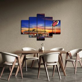 Tablou - Bar de seară (150x105 cm)