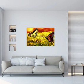 Tablou cu fluturi (90x60 cm)