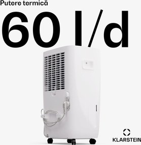 Klarstein DryFy Pro Connect Smart, Dezumidificator de aer, WiFi, Compresie, 60l/24h, 45-65m²