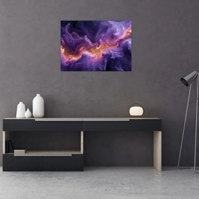 Tablou pe sticlă - Nebuloasa purpurie (70x50 cm)