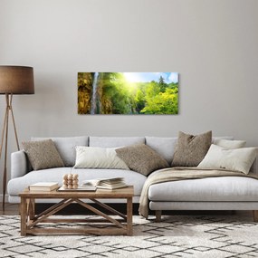 Tablou - cascadele în djunglă (120x50 cm)
