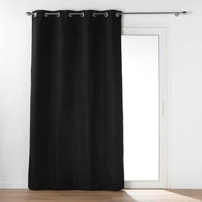 Draperie neagră antifonică din microfibră 135x260 cm Micropolar – douceur d'intérieur