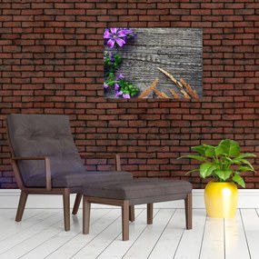 Tablou - flori de câmp (70x50 cm)