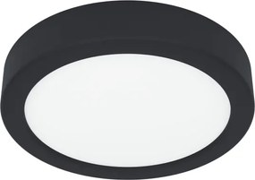 Eglo 901324 - Plafonieră LED pentru baie FUEVA LED/7,5W/230V pr.16,6cm IP44 negru