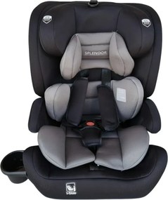 Scaun auto ISOFIX + Top Tether NOVOKIDS Splend'or Edition HC-02S, R129 i-Size, 76-150 cm, Grupa 1/2/3, Negru