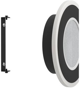 Aplică LED Eglo 901237 MACCHIONI LED/12W/230V 4000K negru