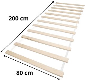 Cadru de pat drept 80x200 cm