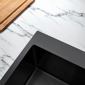 Chiuveta inox Leo 50 negru