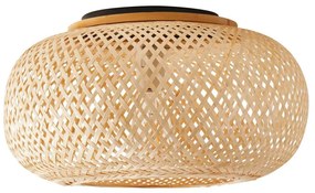 Plafonieră SALOMON 1xE27/10W/230V d. 40 cm bambus