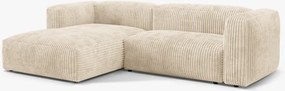 Coltar modular Martina corduroy Tilia L283 cm