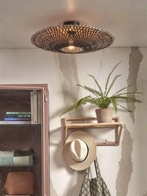 Plafoniera eco din bambus Kalimantan 60cm nat/bl