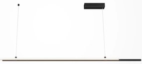 Lustra LED, pendul design modern Halo negru