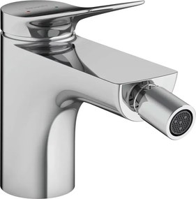 Baterie bideu Hansgrohe Vivenis cu ventil Pop-Up crom lucios