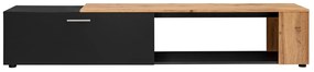 Mobilier living Mantes ZWT31 (negru mat + stejar wotan). 1097679