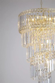 Candelabru cristal metal alama design elegant Lux, Belle 10L