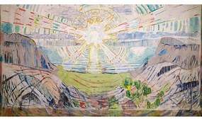 Reproducere tablou Edvard Munch - The Sun, 70 x 40 cm