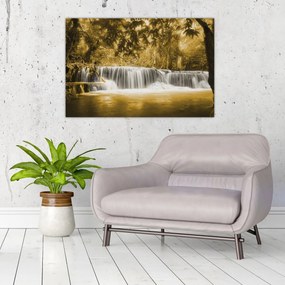 Tablou - Cascadă, de epocă (90x60 cm)