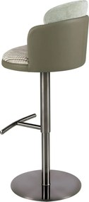 Scaun de bar pivotant cu inaltime reglabila Stool verde inchis