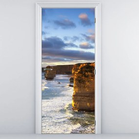 Fototapet pentru ușă - Stânci de mare (95x205cm)