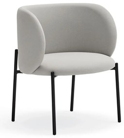 Fotoliu Teulat Mogi, gri deschis