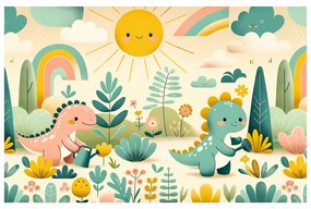 Tablou zi de joacă pentru dinozauri în natură