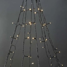 Nedis WIFILXT11W200 - LED perdea Crăciun 200 LED/8 funcții 5x7m IP65 Wi-Fi Tuya