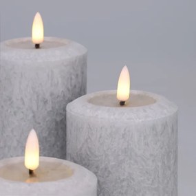 BRILAGI - Set 3x lumânare LED LED/2xAA gri