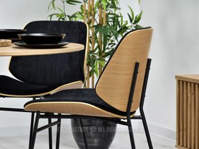 Scaun Jordan (stejar negru + negru). 1111083