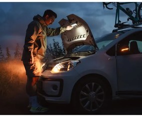 Ledlenser AF2R - lanternă LED de lucru reîncărcabilă, cu lumină reglabilă, IP54, 1000 lm, 50 h