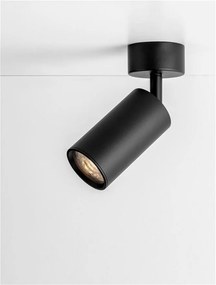 Spot aplicat design tehnic YORU negru