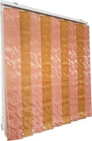 Jaluzele verticale BEATA 9609 / 9605 somon maro deschis – jaluzele verticale moderne complete cu prindere pe tavan