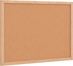 vidaXL Placă de plută cu cadru din lemn masiv de pin 40x30 cm