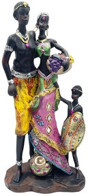 Statueta africana ADISA FAMILY, 28cm