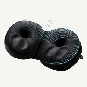 Perna ortopedica sezut memory foam pliabila, husa dubla catifea si mesh