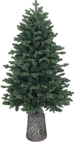 HOMCOM Brad Artificial de Crăciun cu 994 Crengi, Brad de Crăciun Realist cu Bază din Rășină, 85x150 cm, Verde | Aosom Romania