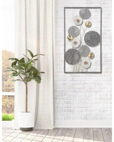 Decorațiune metalică pentru perete Mauro Ferretti Grid, 50 x 90,5 cm