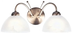 Aplica de perete stil clasic Milanese 2L alama antic 1132-2AB SRT