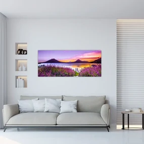 Tablou cu lac (120x50 cm), în 40 de alte dimensiuni noi
