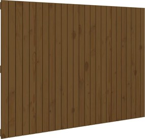 vidaXL Tăblie de pat pentru perete, maro miere 159,5x3x110 cm lemn pin