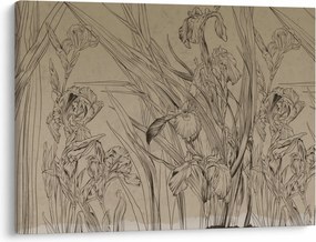 Tablou - Contururile plantelor (70x50 cm)