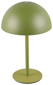 Veioză verde LED cu abajur din metal (înălțime 21 cm) Munoz – Trio