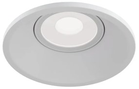 Spot incastrabil design tehnic Dot alb 9,3cm