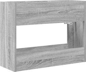 vidaXL Suport pentru umbrele Gri Sonoma 65 x 24 x 50 cm Lemn compozit