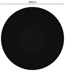 Blat masa Senlo Pako World Negru 60x60x1 cm
