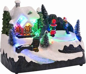 vidaXL Decor de Crăciun pentru masă Multicolour 16 x 11,5 x 13 cm