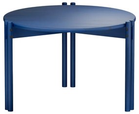Măsuță de cafea albastră rotundă din lemn masiv de pin ø 60 cm Sticks – Karup Design