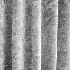 Draperii gri 2 buc. 229x229 cm Crushed Velvet – Catherine Lansfield