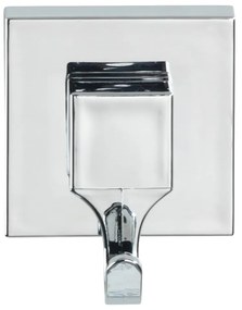 Cârlige argintiu-lucios 2 buc. autoadezive din plastic Genova – Wenko